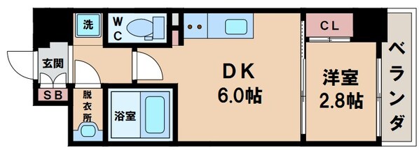 ファーストフィオーレ天王寺の物件間取画像